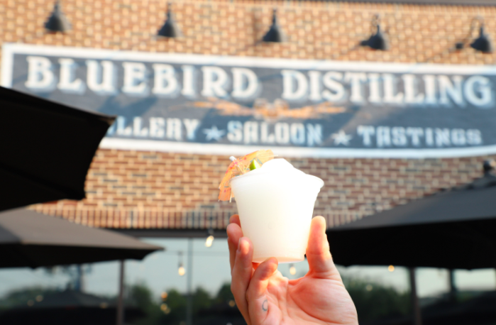 Bluebird Distilling frozen cocktail