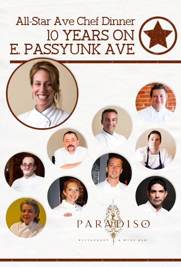 Paradiso Celebrates 10 Years with a 10 Course All-Star Dinner