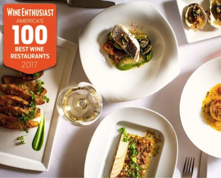 Congratulations to Townsend on Being Honored in Wine Enthusiast’s 100 Best Wine Restaurants!
